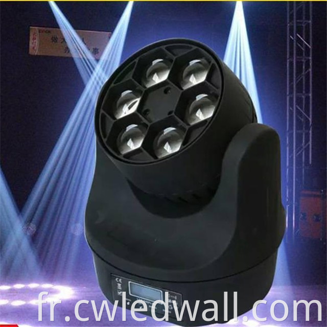 6×15W Mini Bee Eye Stage Lights Dj Music Live